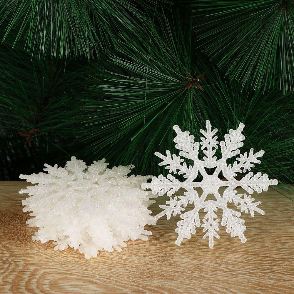 pendant DIY Craft Glitter Snowflake Party Ornaments Christmas Tree Decor Festival Decoration