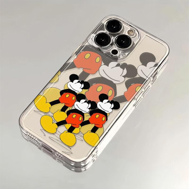 Cartoon Three Mice, Suitable for Apple 15promax Mobile Phone Case 14 Cartoon 13 Anti-drop 12 Transparent 11 Cute XS