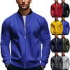 Autumn New Versatile Stand-collar Jacket Men's Twill Zipper Long-sleeved Baseball Jacket
