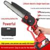 Rechargeable Brushless Lithium Battery Portable Electric Chainsaw - Lightweight One-Handed Outdoor Saw for Home and Garden Use