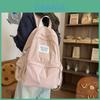 Nylon School Backpack With Breathable Air Cushion Straps For College Students