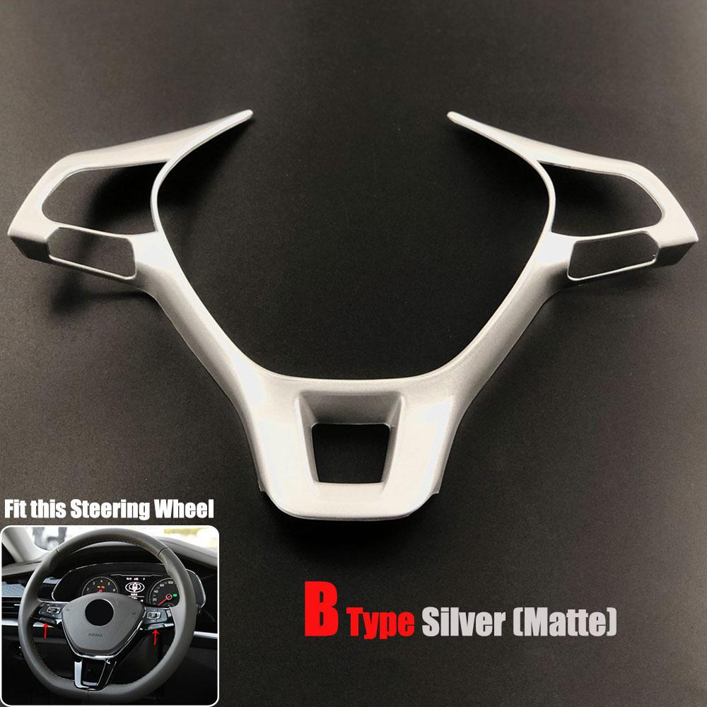 Car accessories Steering Wheel trim For Volkswagen Jetta Golf Sportsvan Golf 7 Polo Caddy Amarok Lavida Passat Tiguan Touran up!