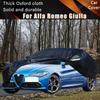 Para Alfa Romeo Giulia Fundas Negras para Coche Exteriores Impermeables a Prueba de Polvo Protección contra Sol Lluvia Nieve Tela Oxford Gruesa Funda Exterior Completa