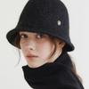 Halden Wool Hairy Bucket Hat (C039_black)