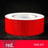 Fluorescent Reflective Safety Tape: 5CM, 10CM, 15CM Widths for Night Traffic, Anti-Collision Warning