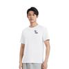 T Shirts Men's White Crew Neck Moderate Straight Fit BQ3672-100