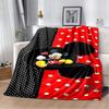 Deka s motivem Mickey Mouse je nadýchaná a měkká, vhodná pro děti i dospělé a ideální pro domácnost, cestování, kempování an