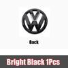 Pour VOLKSWAGEN VW 1/2 Pièces Calandre de Capot Avant de Voiture Couvercle d'Emblème de Logo de Coffre Arrière Pour Volkswagen VW Golf 4 5 6 7 8 MK6 Golf 7 Sportva
