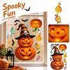 Halloween-Kürbis Statische Fensteraufkleber für Glasdekorationen 590