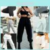 Versatile Plain Jogging Sweatpants With Cozy Fleece Fabric And Practical Pockets
