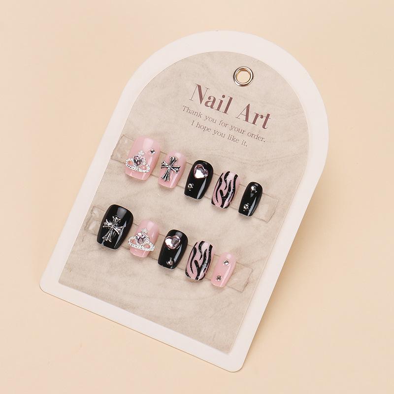 Gradient Amber Gold Foil Removable Nail Stickers - Autumn/Winter Collection