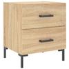 Maison Exclusive - Table de chevet chêne sonoma 40x35x47,5 cm bois d’ingénierie