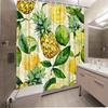 Tropical Fruit Shower Curtain - Waterproof and Anti Mold, Vibrant Pineapple and Citrus Design, Fresh Decoration