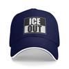 ICE Out Black And White Baseball Cap  Couple Women Custom DIY Trucker Hat Summer Vintage Outdoor Gym Hot Sale Baseball Caps