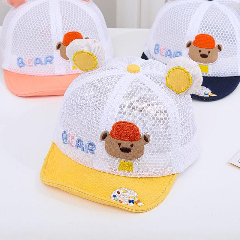 Toddler Sun Hat With Mesh Top And Sunshade Brim For Baby Outdoor Wear