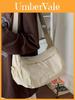 Sac bandoulière en nylon pour femme, léger et décontracté, avec poches intérieures