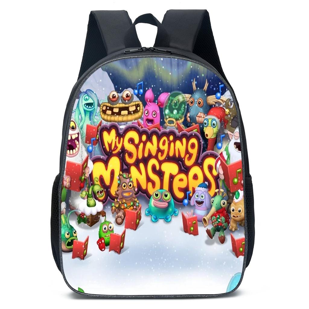 My Singing Monsters Theme Backpack For Kids 300g Weight