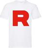 Mens Funny Film Movie Cartoon Meme Japanese T Shirt for Team Rocket Anime Fans