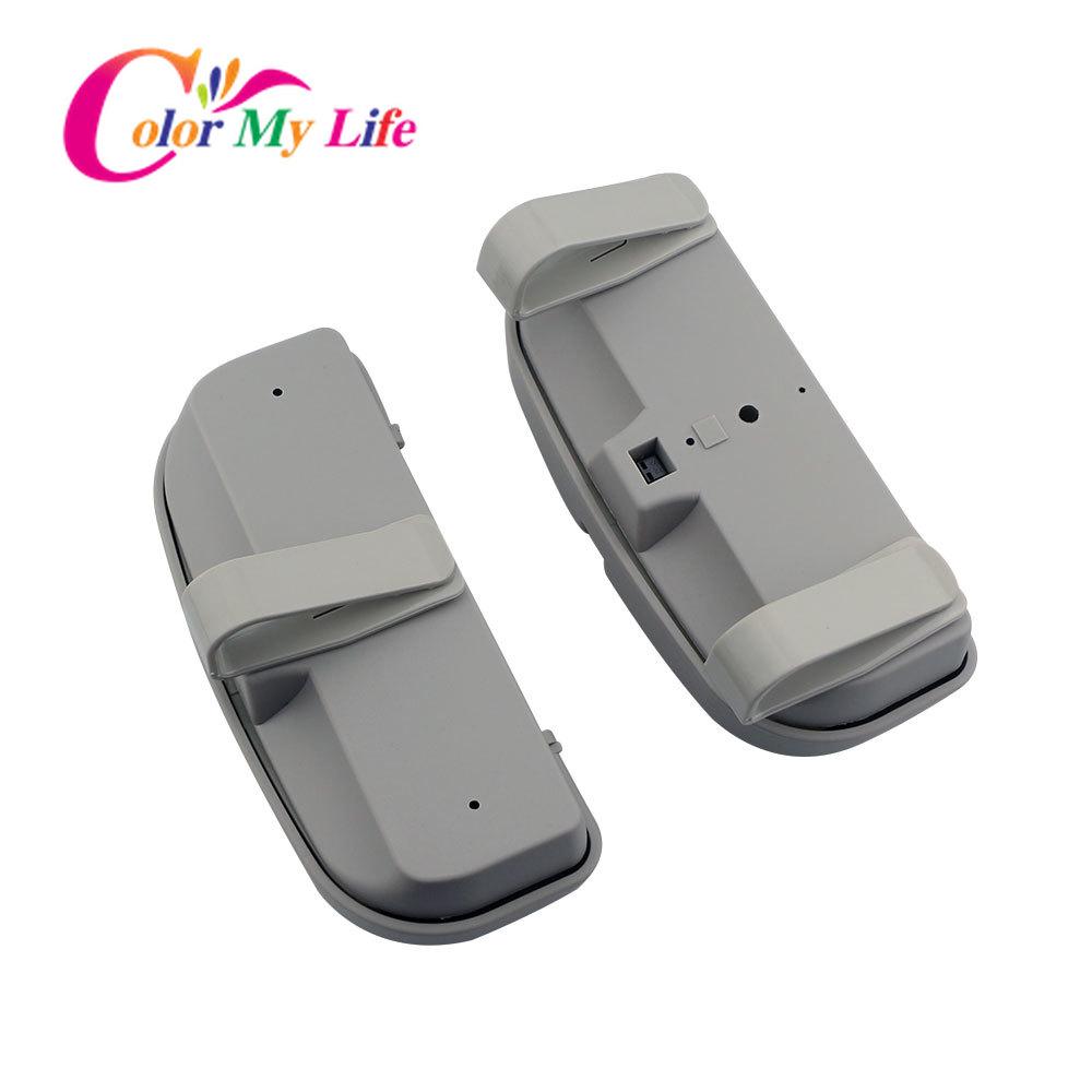 Color My Life Brillenkoker Organizer Box Zonnebrillenhouder Opbergvakken voor Nissan X-trail Qashqai Murano Sunny Juke