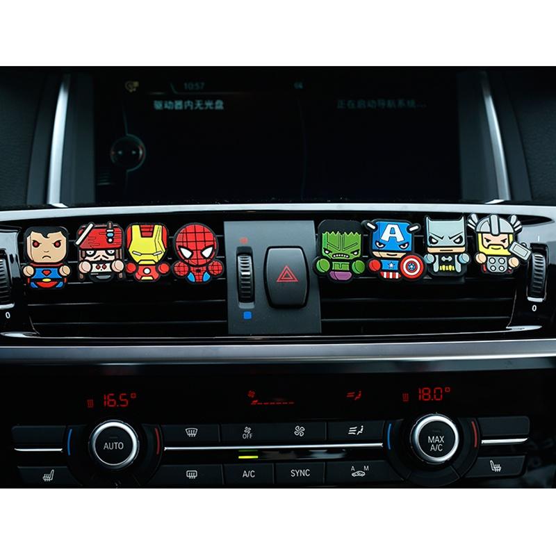 Adorable Cartoon Air Freshener Conditioning Vent Clip With Premium Perfume For Car Interior
