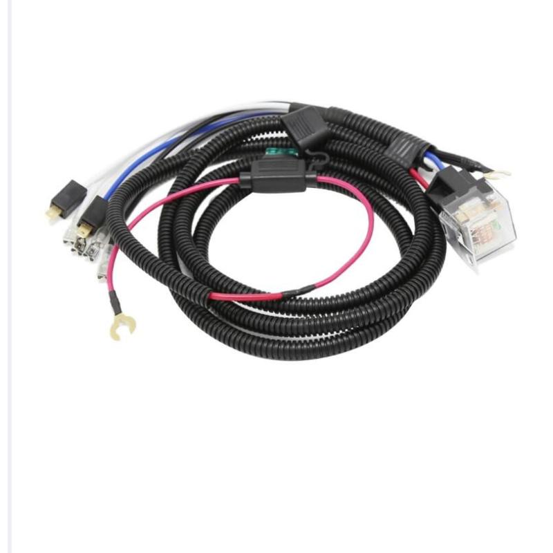 Kit de Chicote de Fiação de Relé de Buzina de Carro 12V 80A Para Buzinas de Tom Alto Montadas na Grade