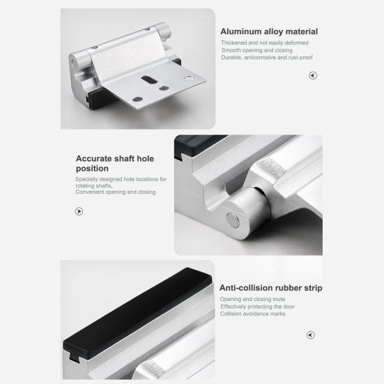 Home Security Door Reinforcement Lock Rustproof Corrosion Resistant Extra Flip Lock Child Proof