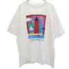 HANES 90s Lighthouse Print Short Sleeve Single Stitch T-shirt Old Vintage Men's Used