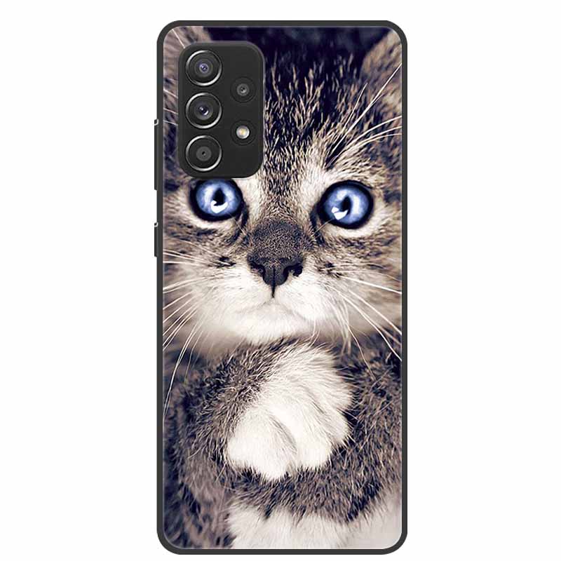 Pro Coque pouzdro Samsung A52s 5G Shockproof Měkký silikonový zadní kryt TPU Pro Samsung Galaxy A52s 5G pouzdro na telefon A52 S Roztomilý kreslený