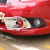Carbon Fiber Style Plastic Car Front Fog Light Lamp Cover Trim For Mitsubishi Eclipse 2006-2011 Car Accessories