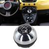 Chrome Gear Shift Knob Head for Fiat 500 5 Speed Manual Transmission 2007 2018