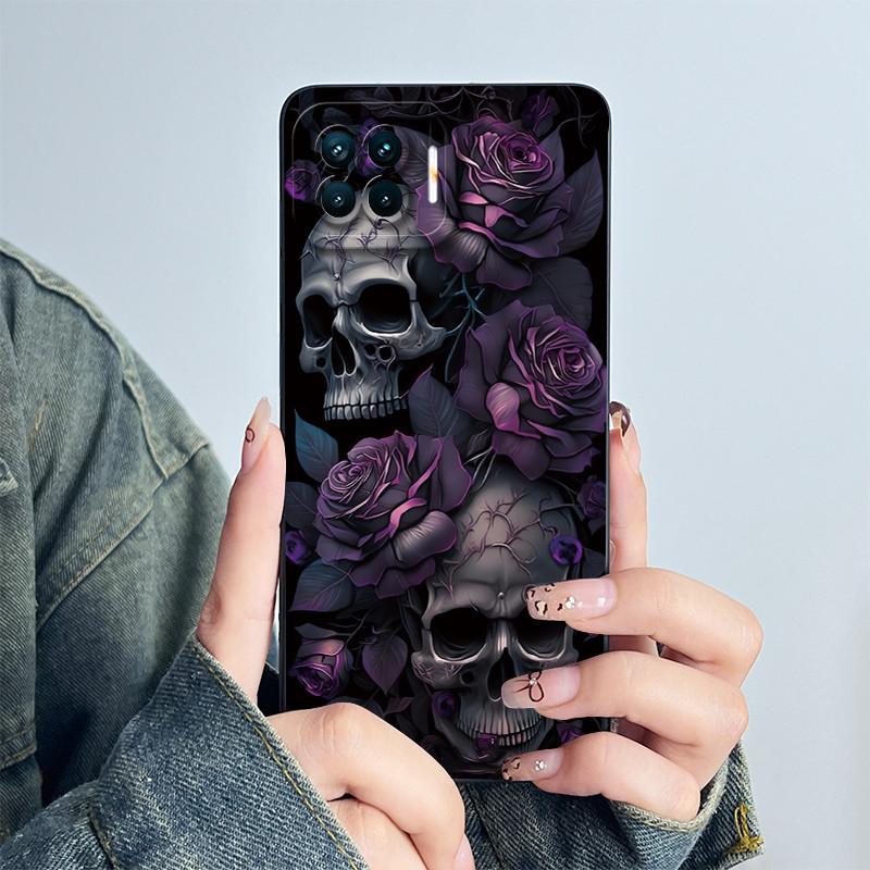 For OPPO Reno4 Lite Reno4 F Phone Case Reno 4 Lite 4F Cover Soft Silicone Cartoon Funda Lovely Panda Flower Printed Coque Casing