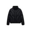 Training Series Solid Color Zipper Stand Collar Long Sleeve Down Jacket Women Outerwear Basic-Black 962347906-4