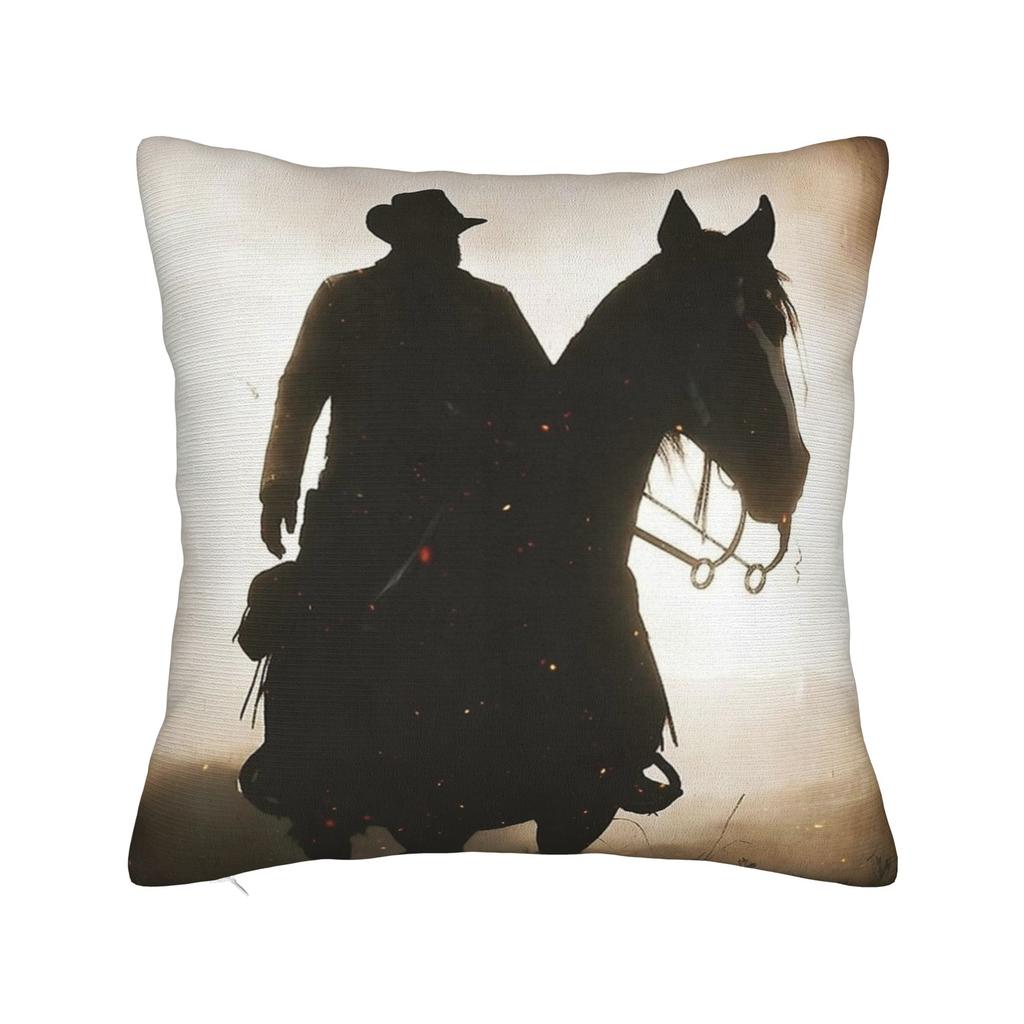 Arthur Morgan Pillowcase Soft Polyester Cushion Cover Gift  Throw Pillow Case Cover Home Zipper 18"