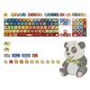 125Key Round Dunhuang Redness Panda Themed Keycap OQO Profile PBT Dye Sublimation Keycap Set for Customs Mechanical Keyboards