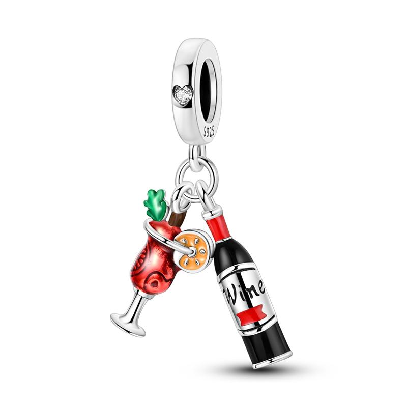 New Christmas Charm Bead Charms copper Playful Santa Tree Bead Charms Sweater Dangle Charm Fits Authentic Bracelets Ideal For Gift