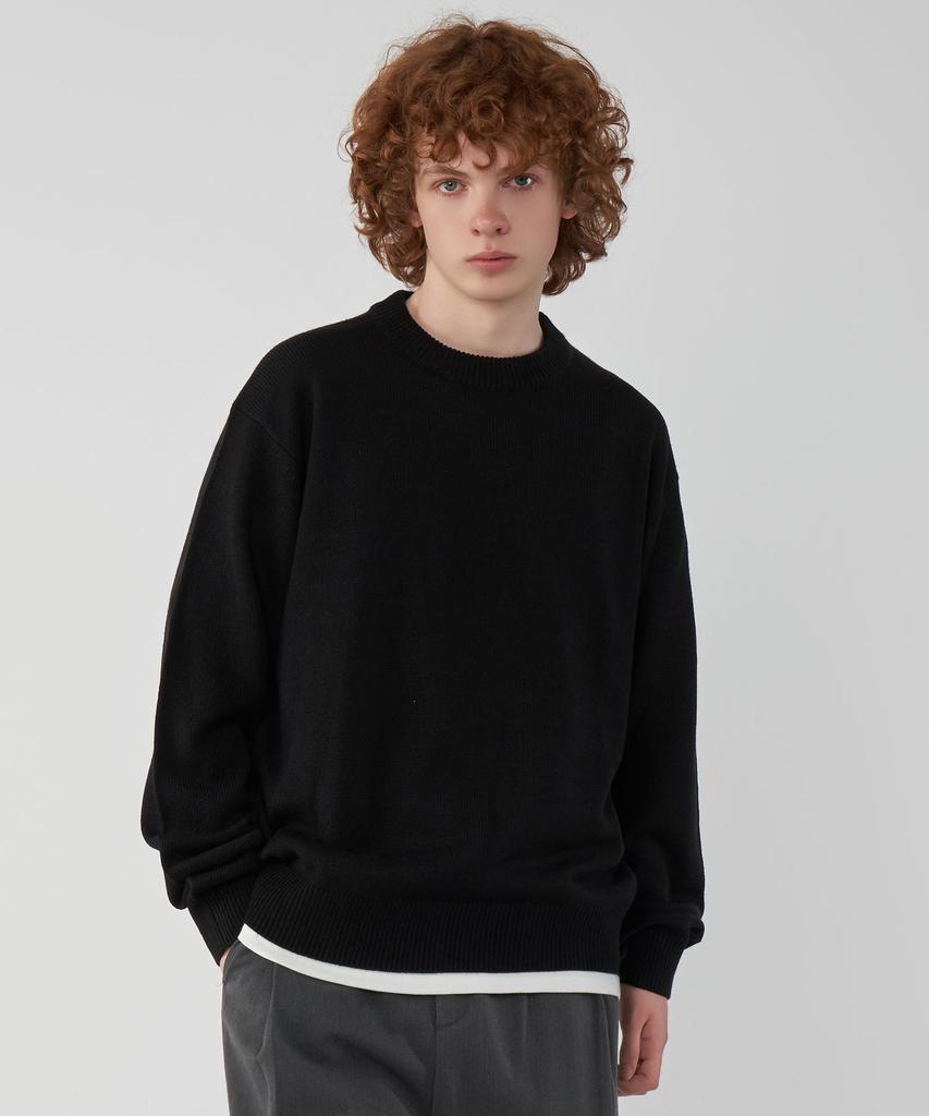UNTAPPED STUDIO [2Pack] Oversized Hacci Round Knit 6 Colors (Type B)