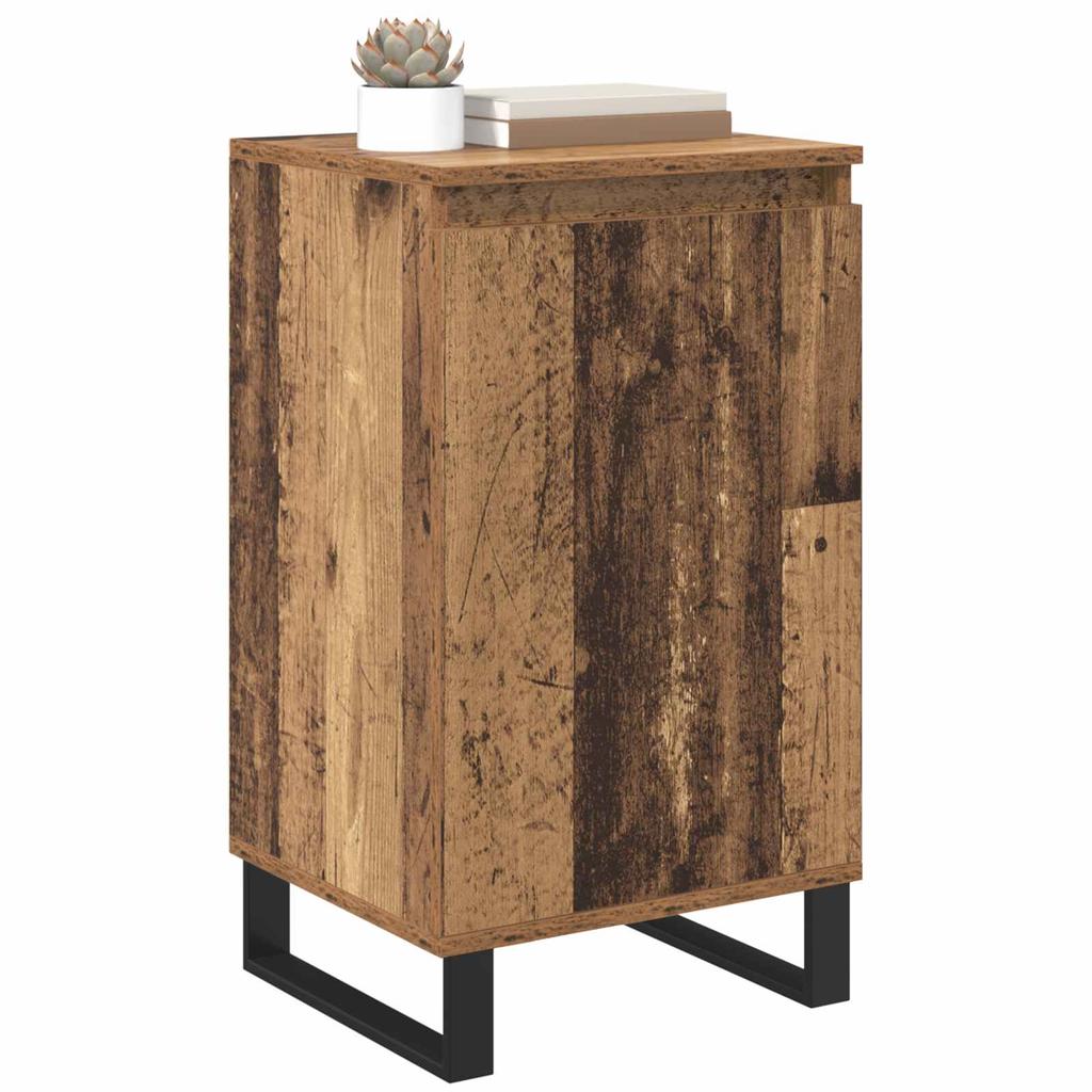 Sideboard Reclaimed Wood 40 X 35 X 70 Cm Engineered Wood