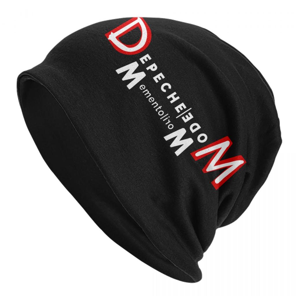 Vlastní Depeche Cool Mode Elektronická Rocková Čepice Beanie Unisex Zimní Teplá Čepice Čepice Pletené Čepice Venkovní Čepice Beanie