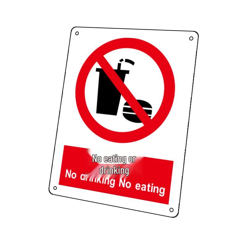Niet Eten Waarschuwingsbord