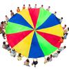 4-Meter Rainbow Play Parachute for Kids, Outdoor Group Activity Toy, Parachute Game for Preschool, Party, Gym Class, Nylon Material