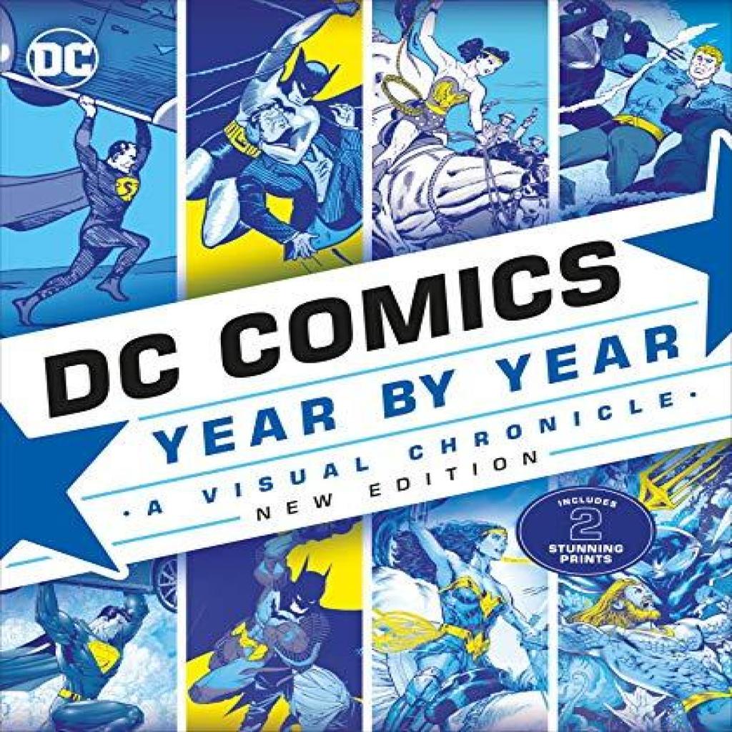 DC Comics Year By Year New Edition by Daniel Wallace Hardback Book 9780241364956