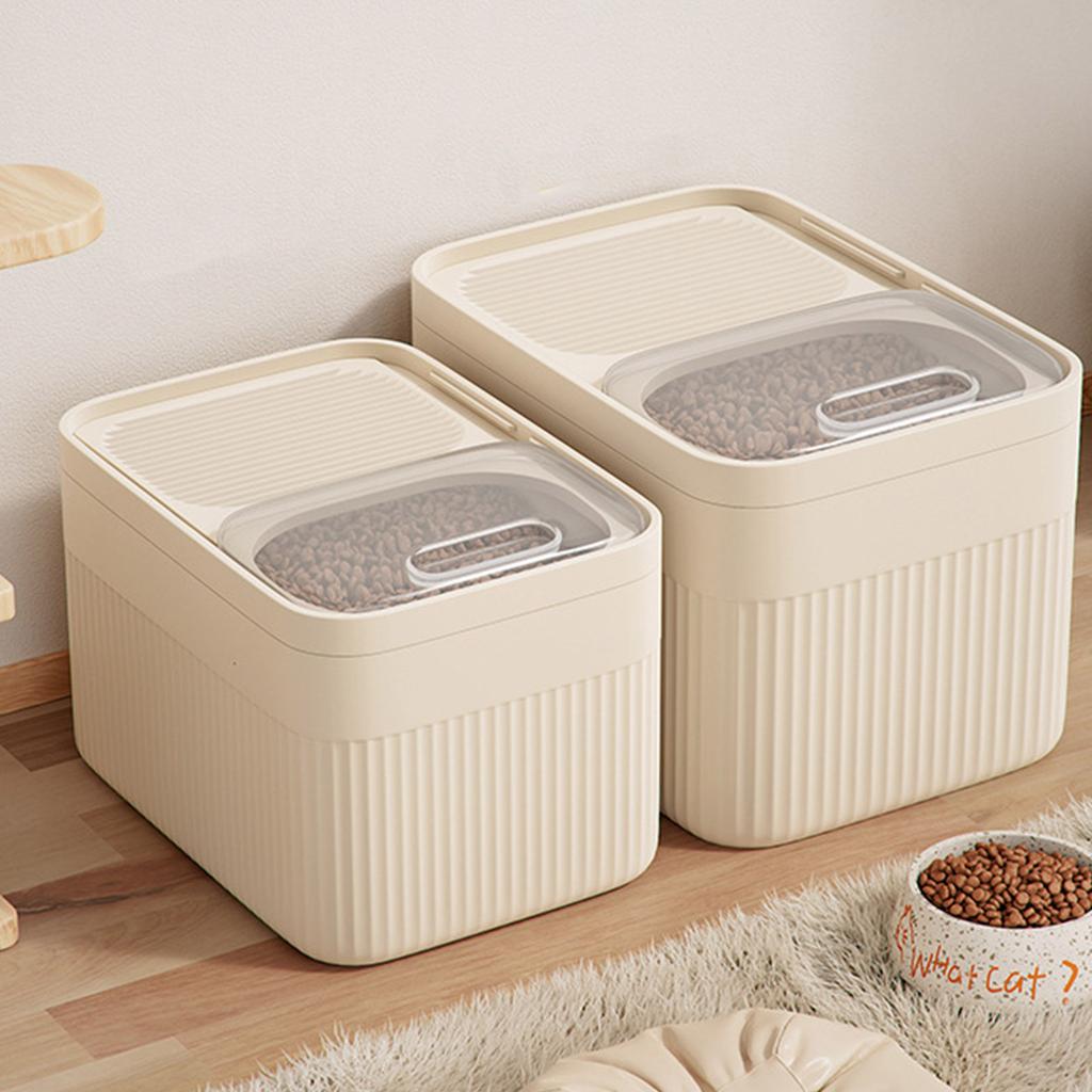 Leakproof Pet Food Storage Bin Great Seal Large Capacity Storage Container with Measuring Cup Food Container Solution