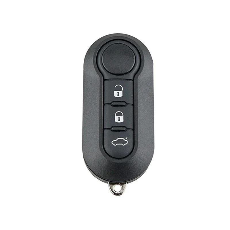 For Fiat Ducato Doblo 500 500L Punto Bravo Panda 3 Button Remote Car Key Case Replacement Sip22 Auto Floding Key Shell Cover