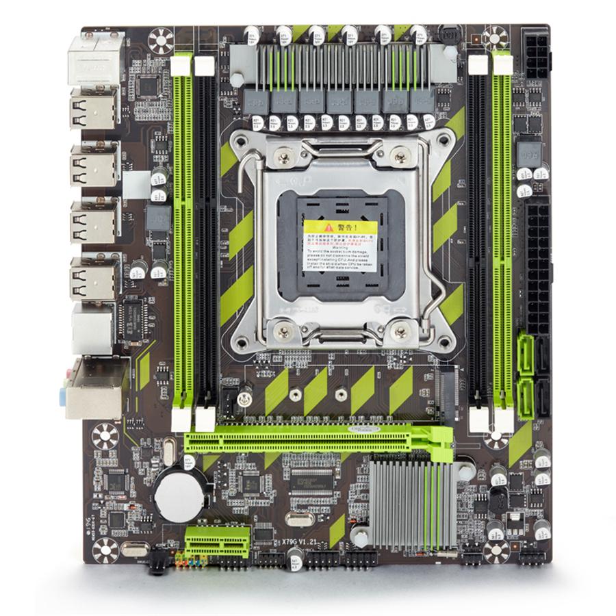 Scheda madre X79G x79 lga 2011 usb2.0 SATA3 con supporto per memoria reg ecc e processore XEON e54ddr3 PCI-e NVME m.2