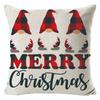 New Christmas Linen Pillow Cover Simple Sofa Pillow Home Printed Cushion Cover