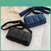 Chic Simple Design Nylon Shoulder Bag Minimalist Everyday Fashion Accessory