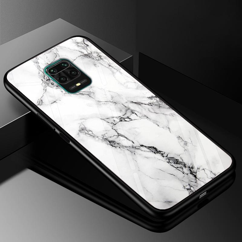 Tempered Glass Case for Xiaomi Redmi 9 9A 8 8A Mi Note 10 Lite Ultra Pro Cover Redmi Note 9S 9 Pro Max 9T SE 8 8T 7 Hard Case