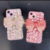Glitter Strass Rosett Fodral För OPPO Realme 14 Pro Plus 14X 14T 13 12 Lite 4G 5G Bling Kristall Diamant Glittrande Skydd