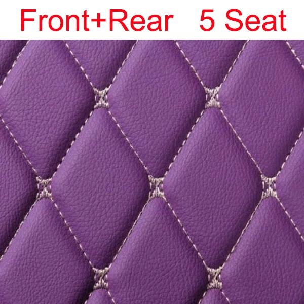 PU Leather Senior Customized Car Floor Mats for Toyota Highlander 5 7 Seat Hybrid 22-23 Vios 2014-2024 Car Interior Accessories