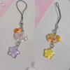 Star Starry Clouds Cell Phone Rope Korean Style Sweet Girls Resin Clouds Phone Chains Resin Candy Color